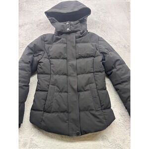 Wantdo Women's Black Puffer Jacket Hooded Winter Warm Insulated‎ Size S